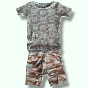 Just One You by Carter’s Toddler Boy Lion & Camo Pajama Set Size 2T